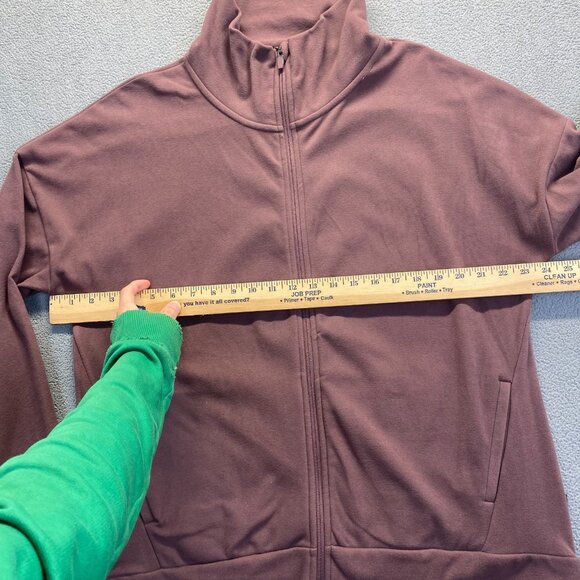 Mondetta Ladies' Cozy Full Zip Jacket Size XL Soft berry flint - Picture 4 of 13
